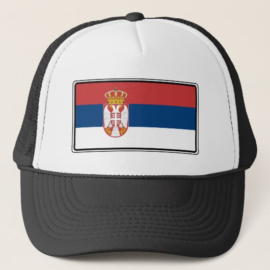 Zastava Republike Srbije Trucker Pet (Voorkant)