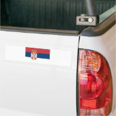 Zastava Srbije, Servische vlag Bumpersticker (Op Truck)