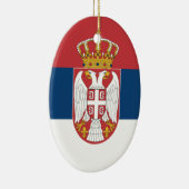 Zastava Srbije, Servische vlag Keramisch Ornament (Rechts)