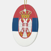 Zastava Srbije, Servische vlag Keramisch Ornament (Links)