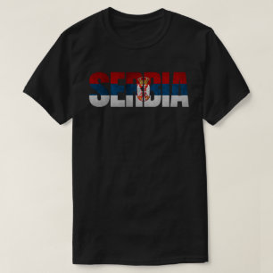 Zastava Srbije / Servische vlag T-shirt