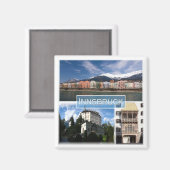 zAT004 INNSBRUCK Oostenrijk, Mozaïek, Koelkast Magneet (Voorkant / Achterkant)