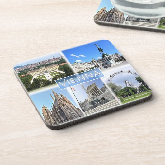 zAT005 VIENNA, Oostenrijk, Europa, Bier Onderzetter (Linkerzijde)