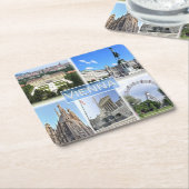 zAT005 VIENNA, Oostenrijk, Europa, Kartonnen Onderzetters (Schuin)