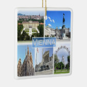 zAT005 VIENNA, Oostenrijk, Europa, keramisch Ornam Keramisch Ornament (Rechts)