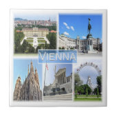 zAT005 VIENNA, Oostenrijk, Europa, Tegeltje (Voorkant)