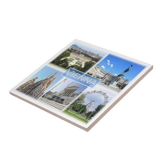 zAT005 VIENNA, Oostenrijk, Europa, Tegeltje (Zijkant)
