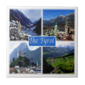 zAT007 DE OOSTENRIJKSE TYROL, Oostenrijk, Tegeltje (Voorkant)