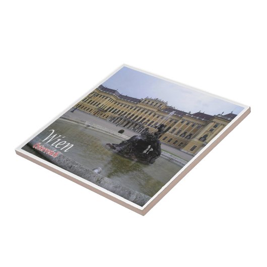 zAT011 WENEN WIEN Oostenrijk, Tegeltje (Zijkant)