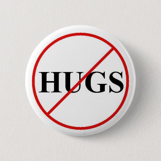 Zat Nr. aan Hugs Ronde Button 5,7 Cm (Voorkant)