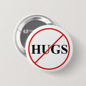 Zat Nr. aan Hugs Ronde Button 5,7 Cm (Voorkant /achterkant)