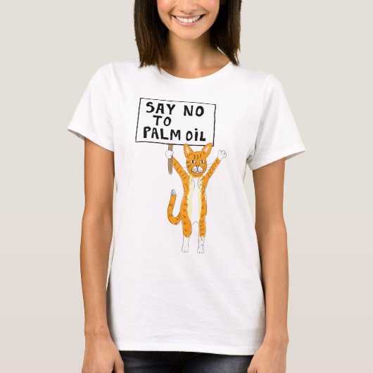 Zat nr. palmolie T-Shirt katteprotestor (Voorkant)