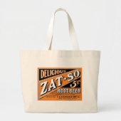 Zat-So 5-melkrootbier Grote Tote Bag (Voorkant)