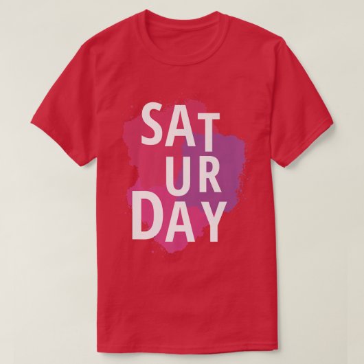 zaterdag 28315042 t-shirt (Design voorkant)