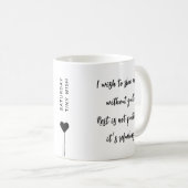 Zaterdag Aangepaste Motiverende Quote Koffiemok (Voorkant rechts)