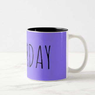 zaterdag ||Collectie week Tweekleurige Koffiemok