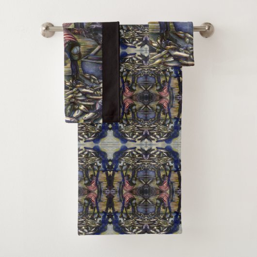 Zaterdag de zegeningen, Harbour Island, Bahama's Bad Handdoek (Insitu)