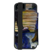 Zaterdag de zegeningen, Harbour Island, Bahama's Incipio iPhone Portemonnee Hoesje (Agenda Achterkant)