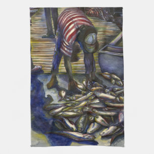 Zaterdag de zegeningen, Harbour Island, Bahama's Theedoek