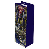 Zaterdag de zegeningen, Harbour Island, Bahama's Wijn Cadeautas (Voorkant Gekanteld)