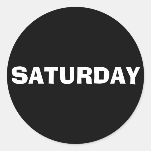 Zaterdag en Sticker Lib Black van Janz (Voorkant)