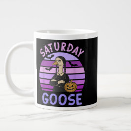 Zaterdag Goose Funny Goose Halloween Grote Koffiekop