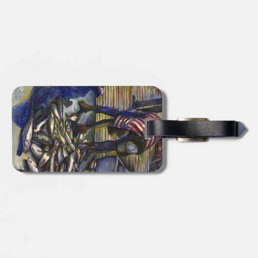 Zaterdag in de kelder, Harbor Island Bagagelabel (Achterkant horizontaal)