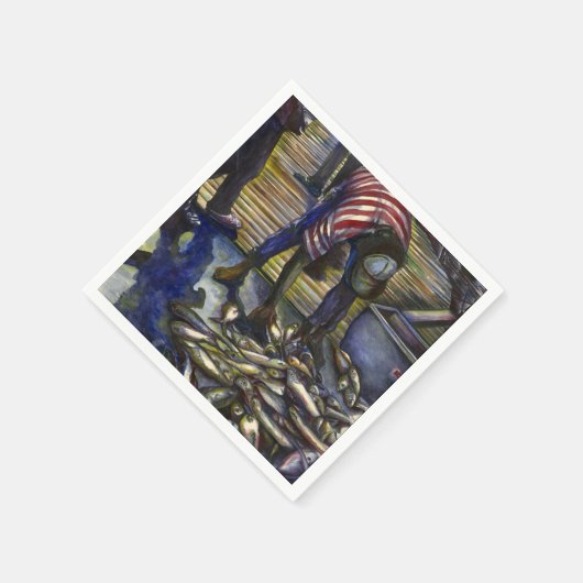 Zaterdag in de kelder, Harbor Island Servetten (Hoek)