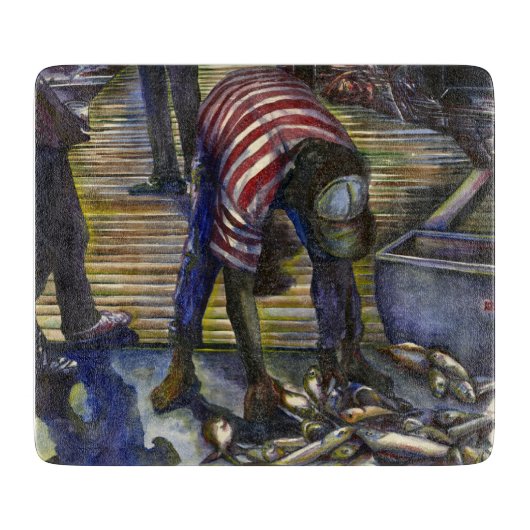 Zaterdag in de kelder, Harbor Island Snijplank (Voorkant)