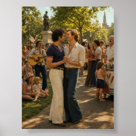 Zaterdag in het park | Gay Art Project Poster
