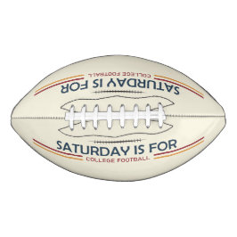 Zaterdag is voor het universitair football