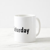 zaterdag koffiemok (Voorkant rechts)