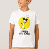 zaterdag nacht Funny Bone Pun T-shirt (Voorkant)