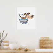 Zaterdag, nacht, hond. poster (Keuken)