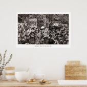 Zaterdag nacht in het oosten poster (Keuken)