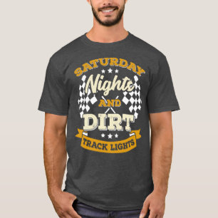 Zaterdag, nachtlichten en vuile spoorlichten t-shirt