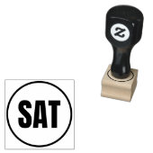 zaterdag rubberstempel (Gestempeld)