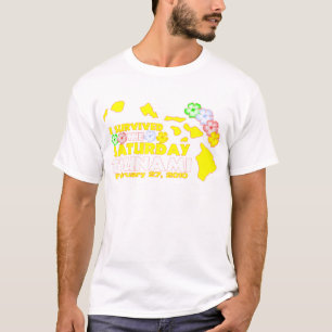 zaterdag Tsunami Survivor T-shirt