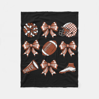 Zaterdag Voetbal En Cheerleading Gameday Moeder Fa Fleece Deken