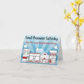 Zaterdag voor kleine bedrijven kaart (Gele Bloem)