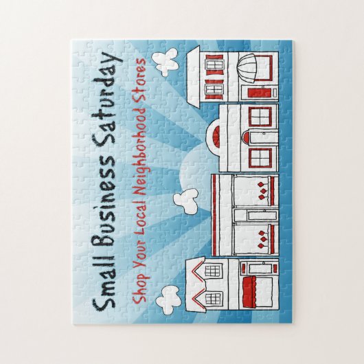 Zaterdag voor kleine bedrijven legpuzzel (Verticaal)