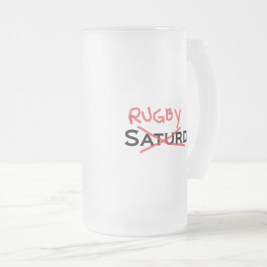 Zaterdag X Rugbyday Matglas Bierpul (Voorkant rechts)