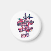 Zaterdagavond is goed voor vechten magneet (Voorkant)