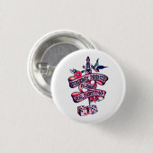 Zaterdagavond is prima om te vechten  ronde button 3,2 cm (Voorkant /achterkant)