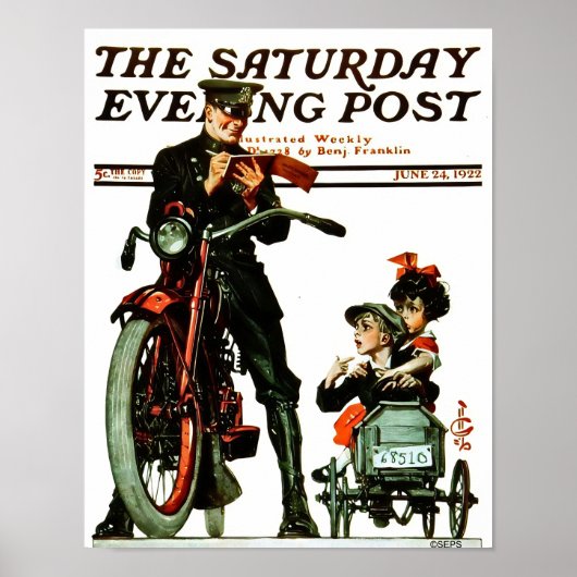 Zaterdagavond Post Poster (Voorkant)
