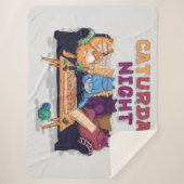 zaterdagavond sherpa deken (Voorkant)