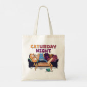 zaterdagavond tote bag (Achterkant)