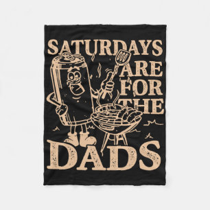 Zaterdagen zijn voor de papa's Bbq-grill grappig Fleece Deken