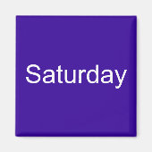 zaterdagmagneet magneet (Voorkant)