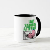 zaterdagmiddag met de heer Lazy Mok (Voorkant rechts)